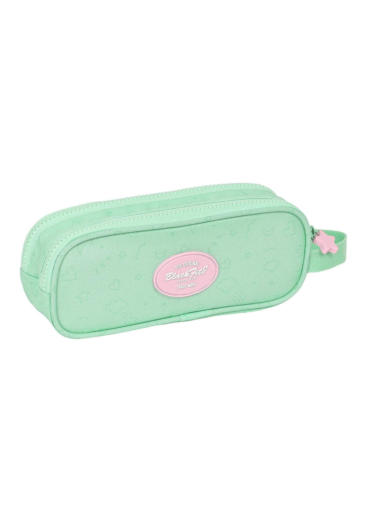 Blackfit8 Moon Double Pencil Case