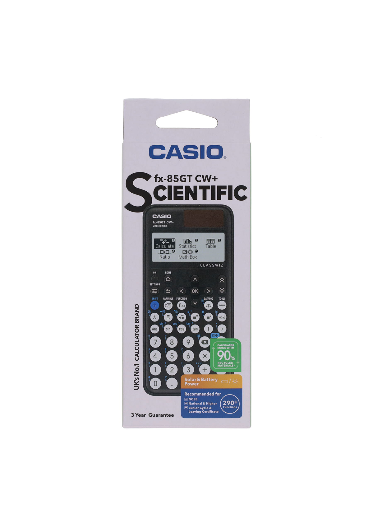 FX85Gtcwplus Scientific Dual Power Calculator - Black