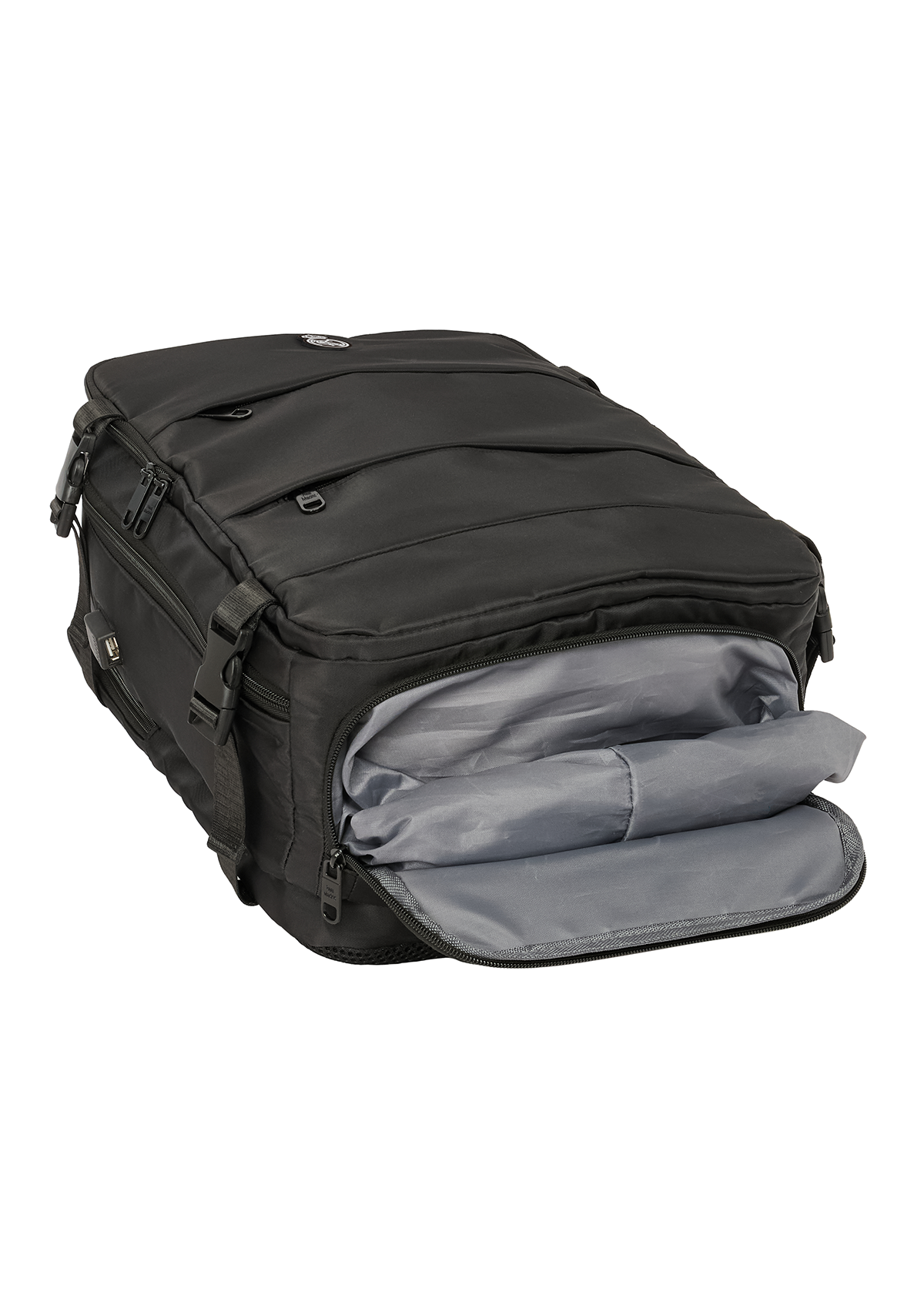 FC Real Madrid Black 15.6" Laptop Cabin Travel Backpack