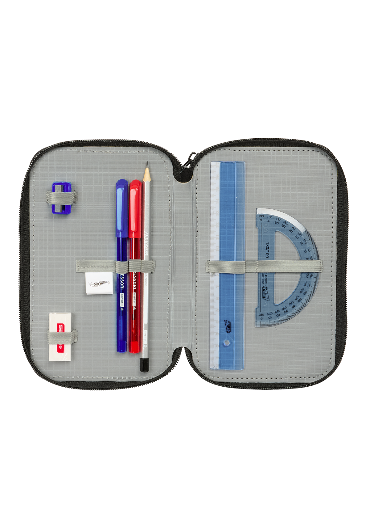 Hot Wheels Triple 37 pc Pencil Case