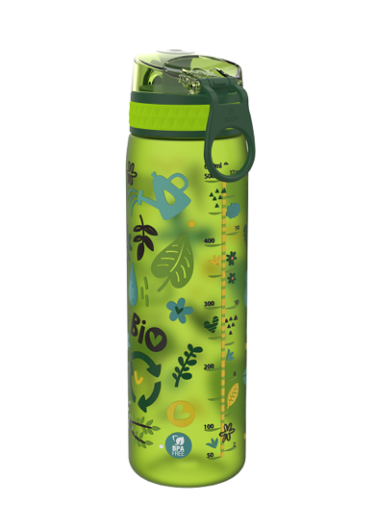ION8 Recyclon Eco (Dark Green) Water Bottle Leak Proof 500ml (18Oz) BPA Free Z2