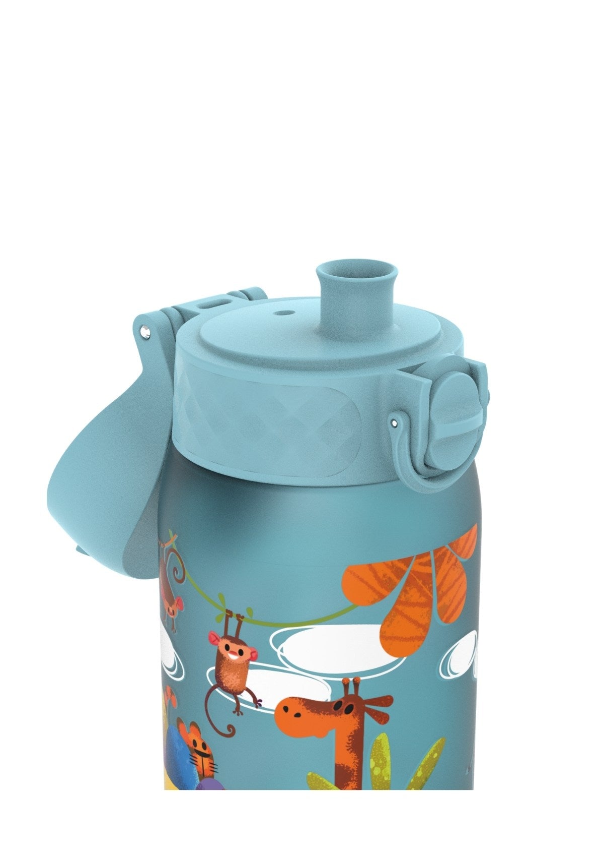 ION8 Recyclon Blue Safari Water Bottle Leak Proof 350ml (12oz) BPA Free Z2