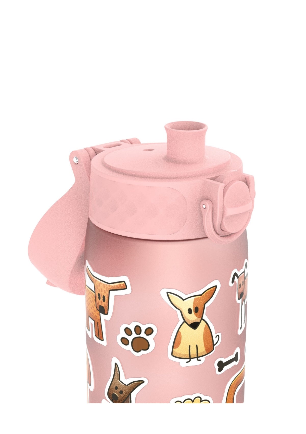 ION8 Recyclon Rose Quartz Dogs Water Bottle Leak Proof 500ml (18oz) BPA Free Z2