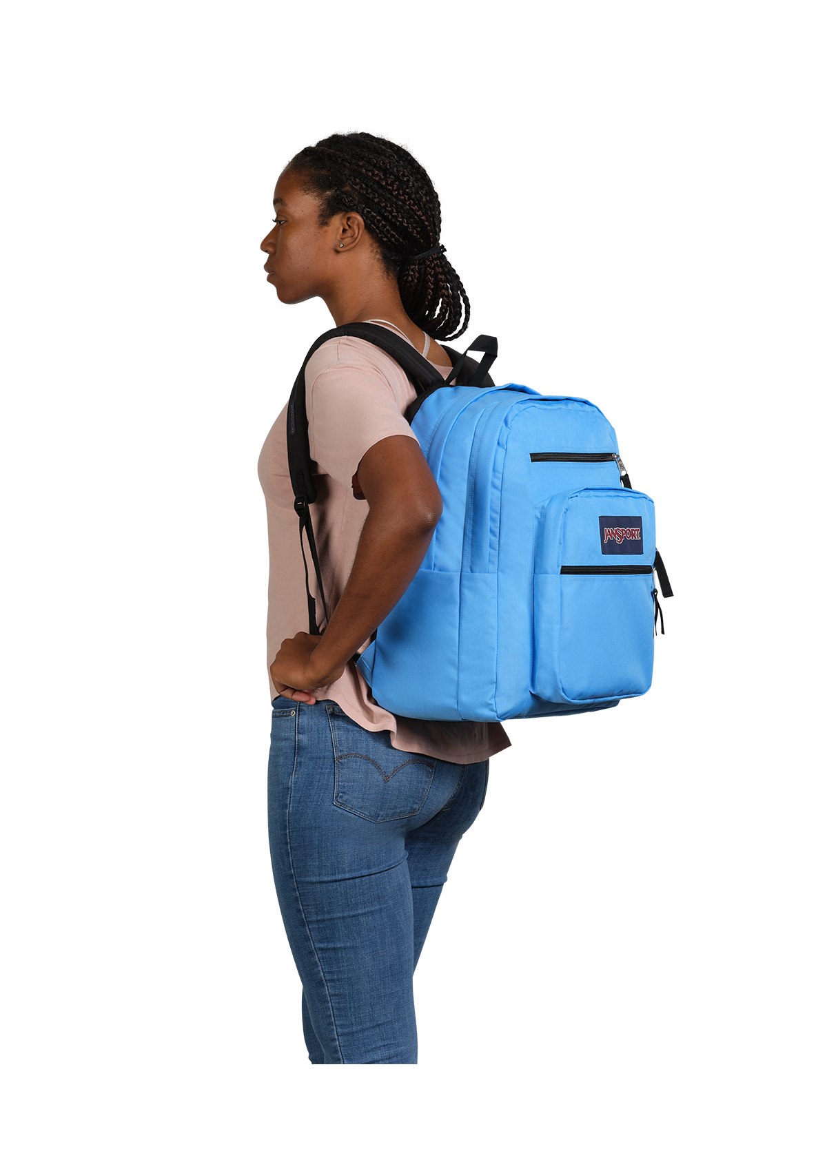 JanSport Backpacks Big Student Blue Neon