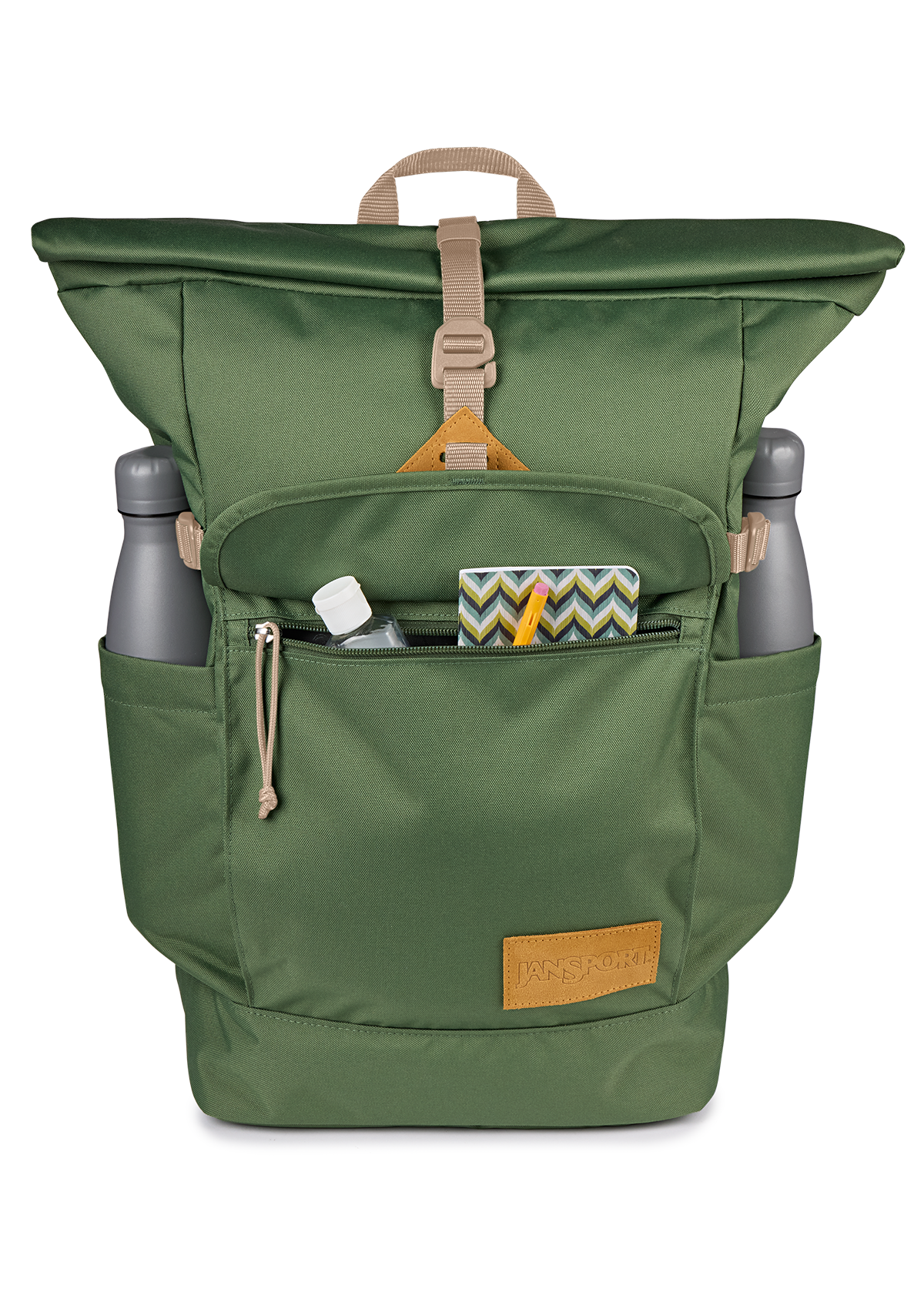 JanSport Backpack Hatchet Rolltop Cargo Green