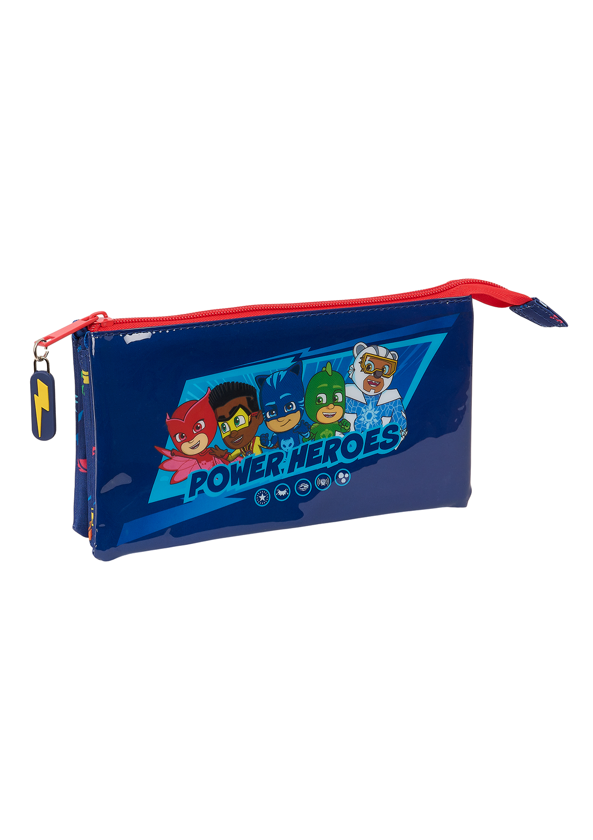PjMask Ready Triple Pencil Case