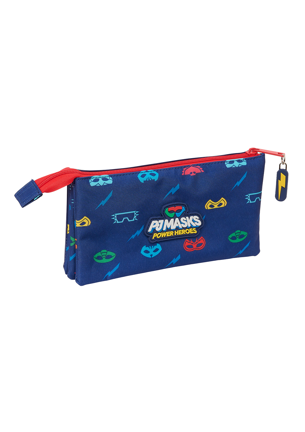 PjMask Ready Triple Pencil Case