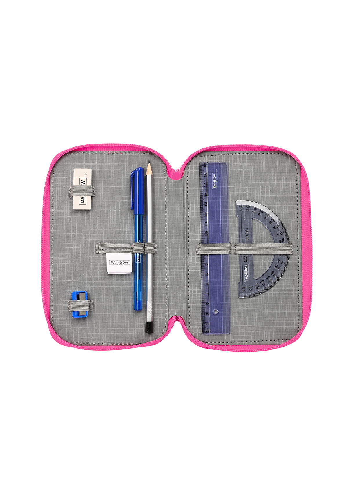 Rainbow High Shine Triple 37 pc Pencil Case
