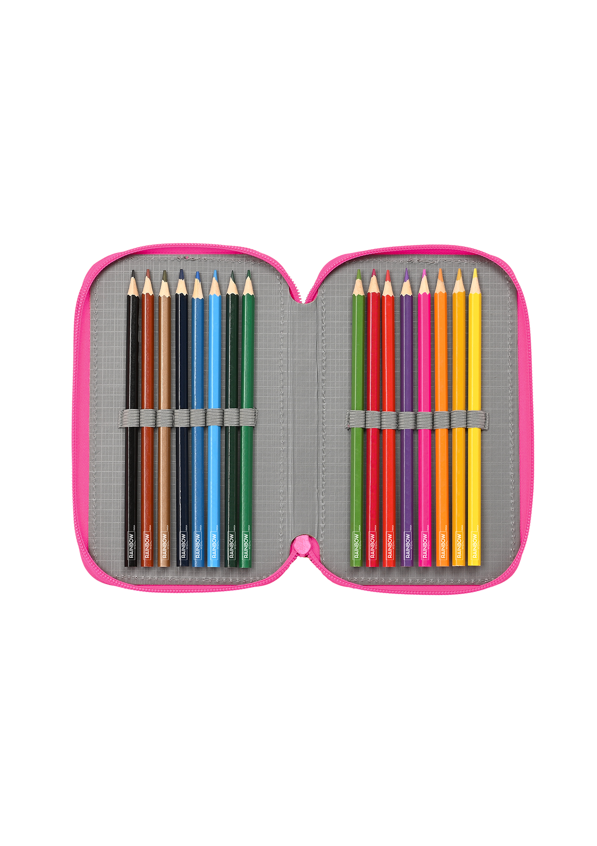 Rainbow High Shine Triple 37 pc Pencil Case