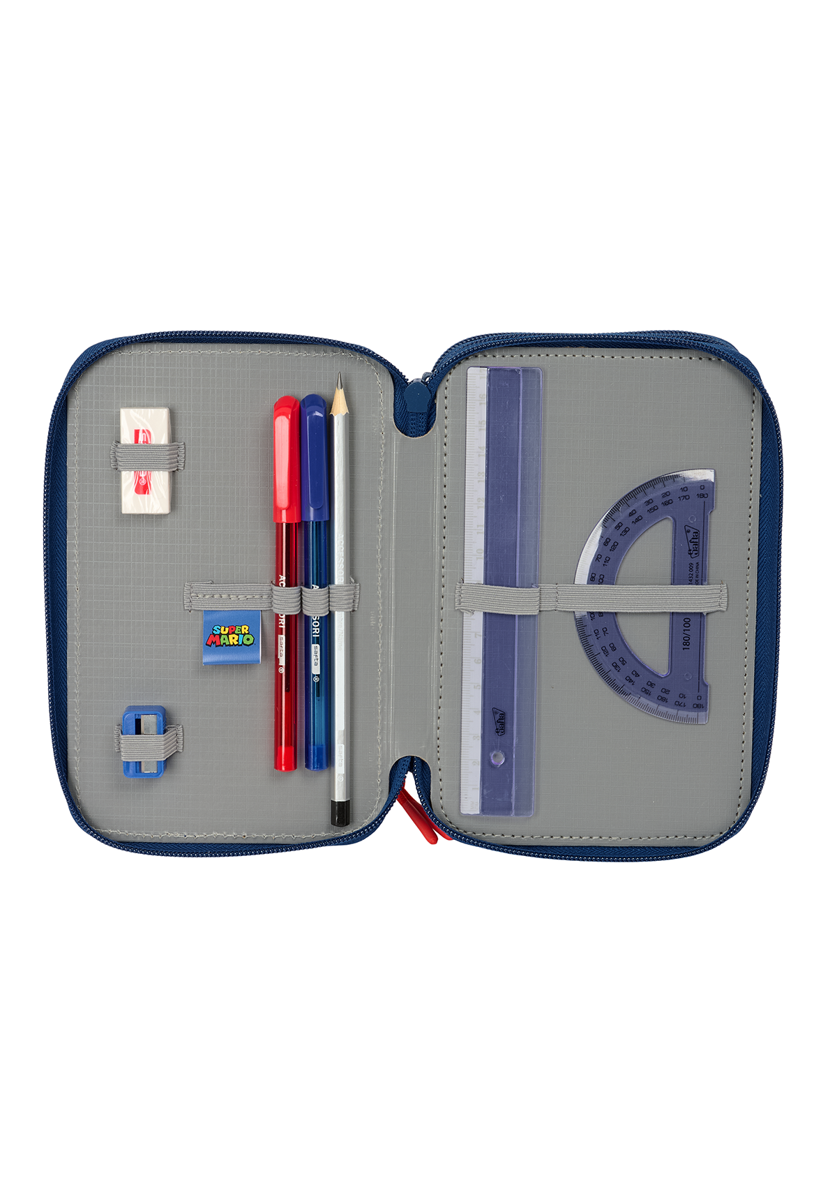 Super Mario Trick Triple 37 pc Pencil Case