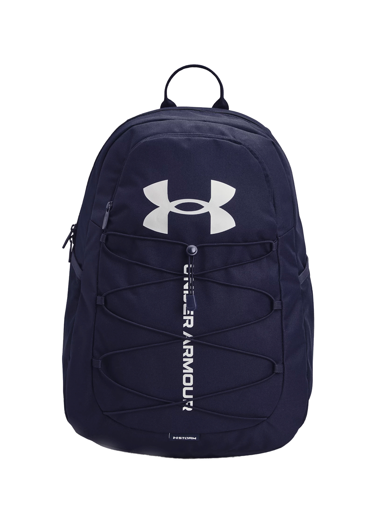 UA Hustle Sports Backpack Navy Silver