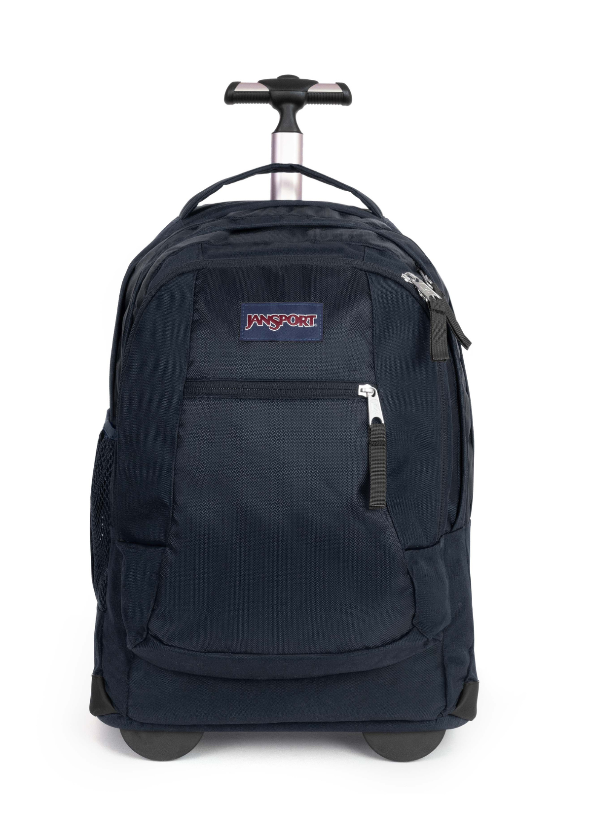 jansport backpack wheels Driver 8 - Russet Red The large side mounted 80mm action wheels with traction and stability control allow for ease of movement.This wheeled daypack comes with a padded laptop sleeve large enough to carry a 15 laptop Jansport Roller Backpacks Jansport Europe