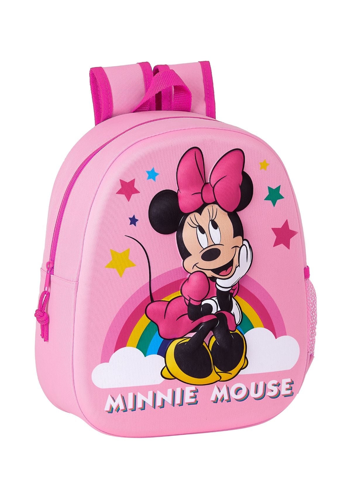 Safta Bagpack Minnie Mouse 3D Pink front