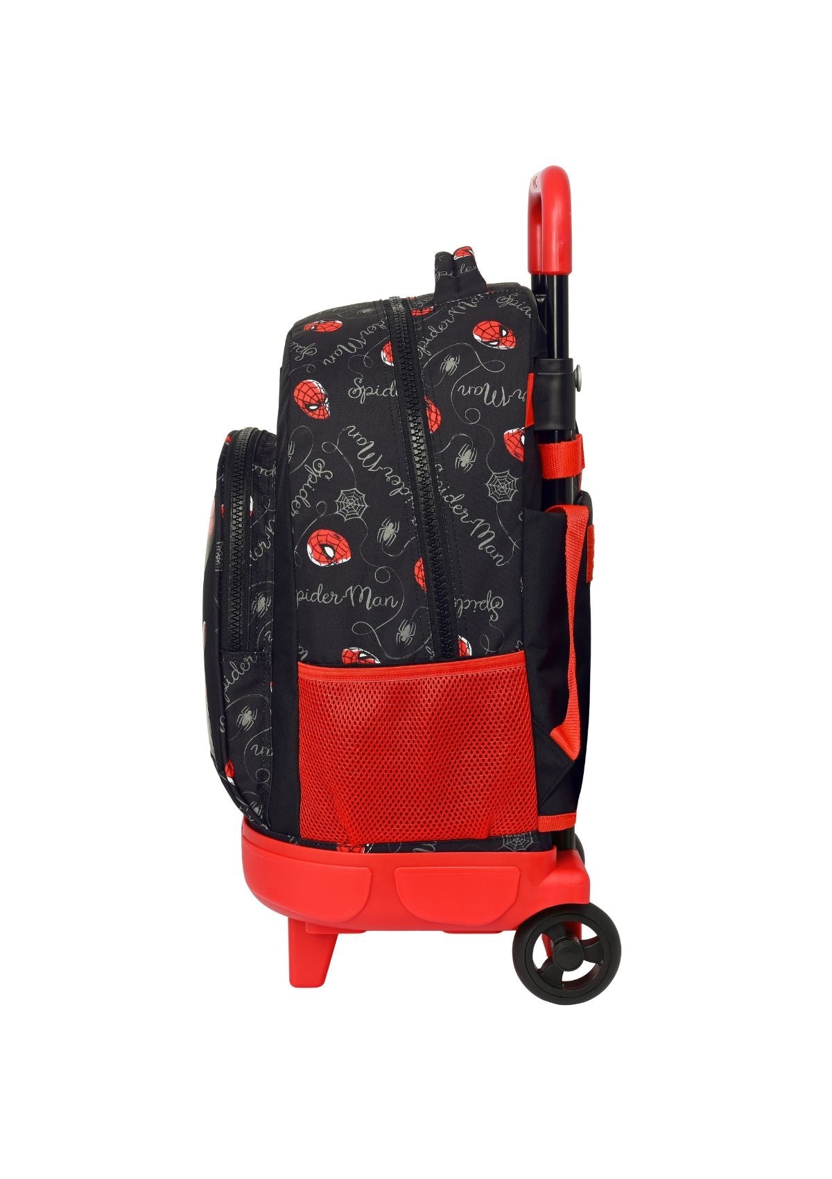 Spider-Man Wheeled Backpack side