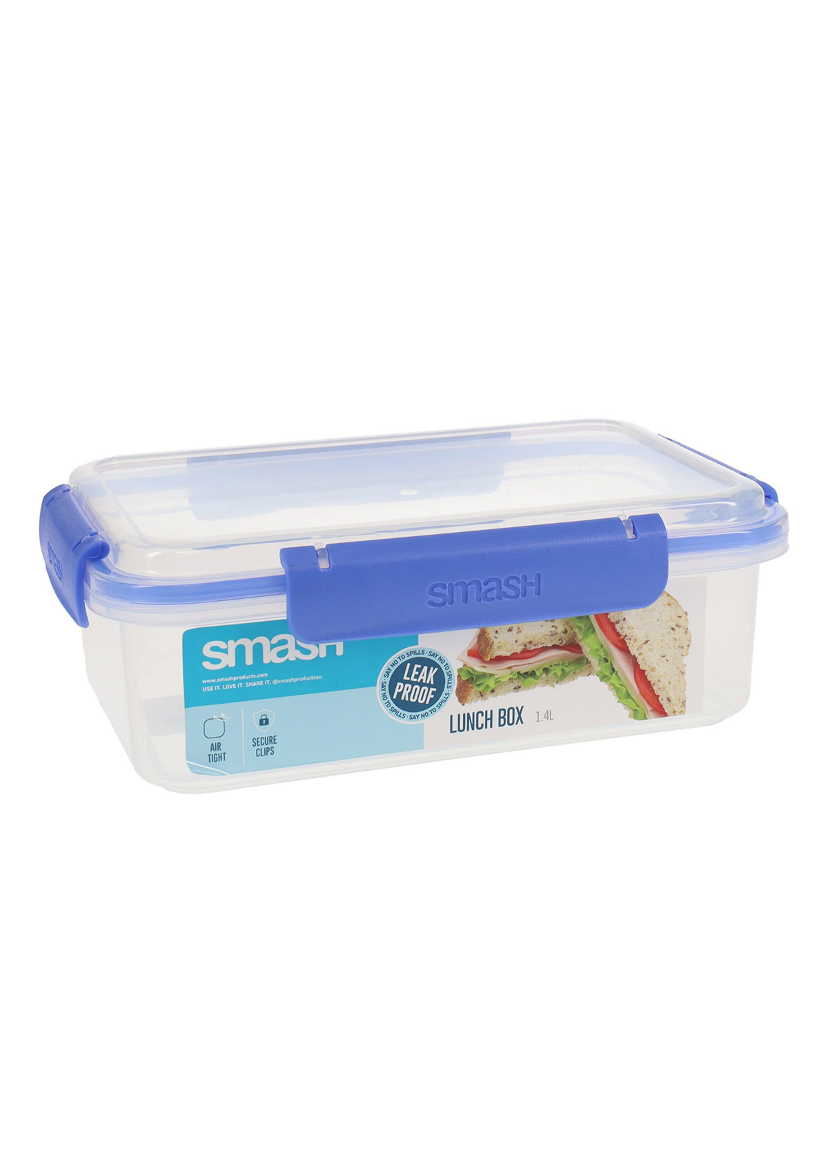 1.4l Leakproof Lunch Box 2 Asst