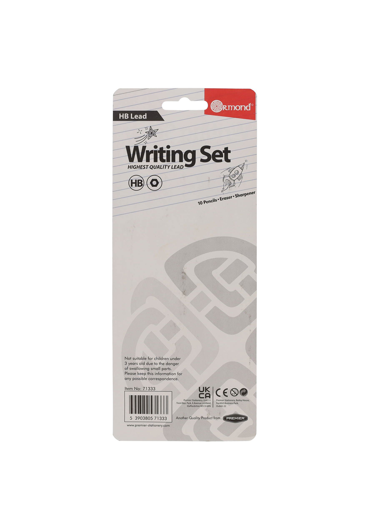 12Pce Carded Writing Stationery Set