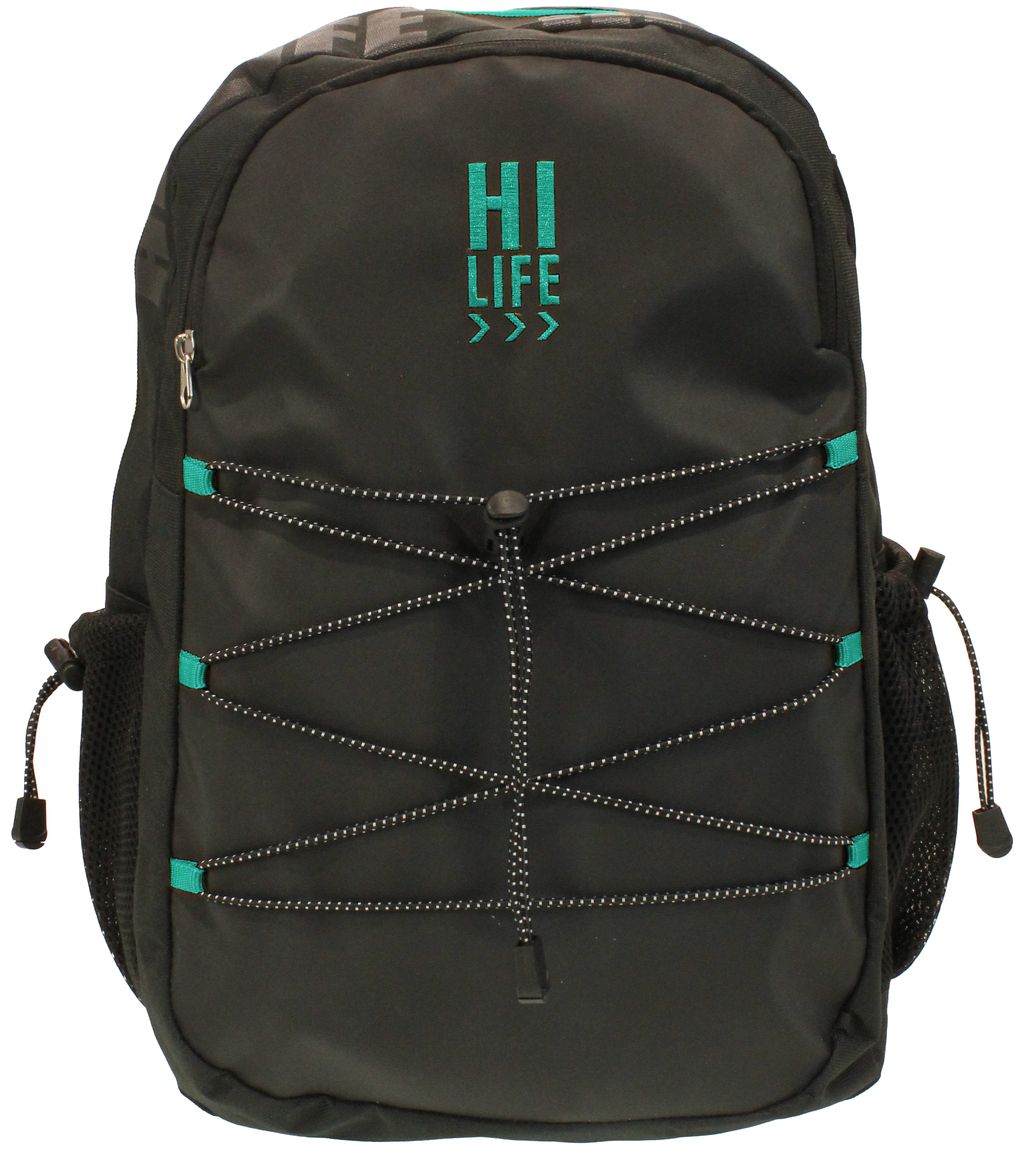 Hi-Life Student Backpack Black/Teal
