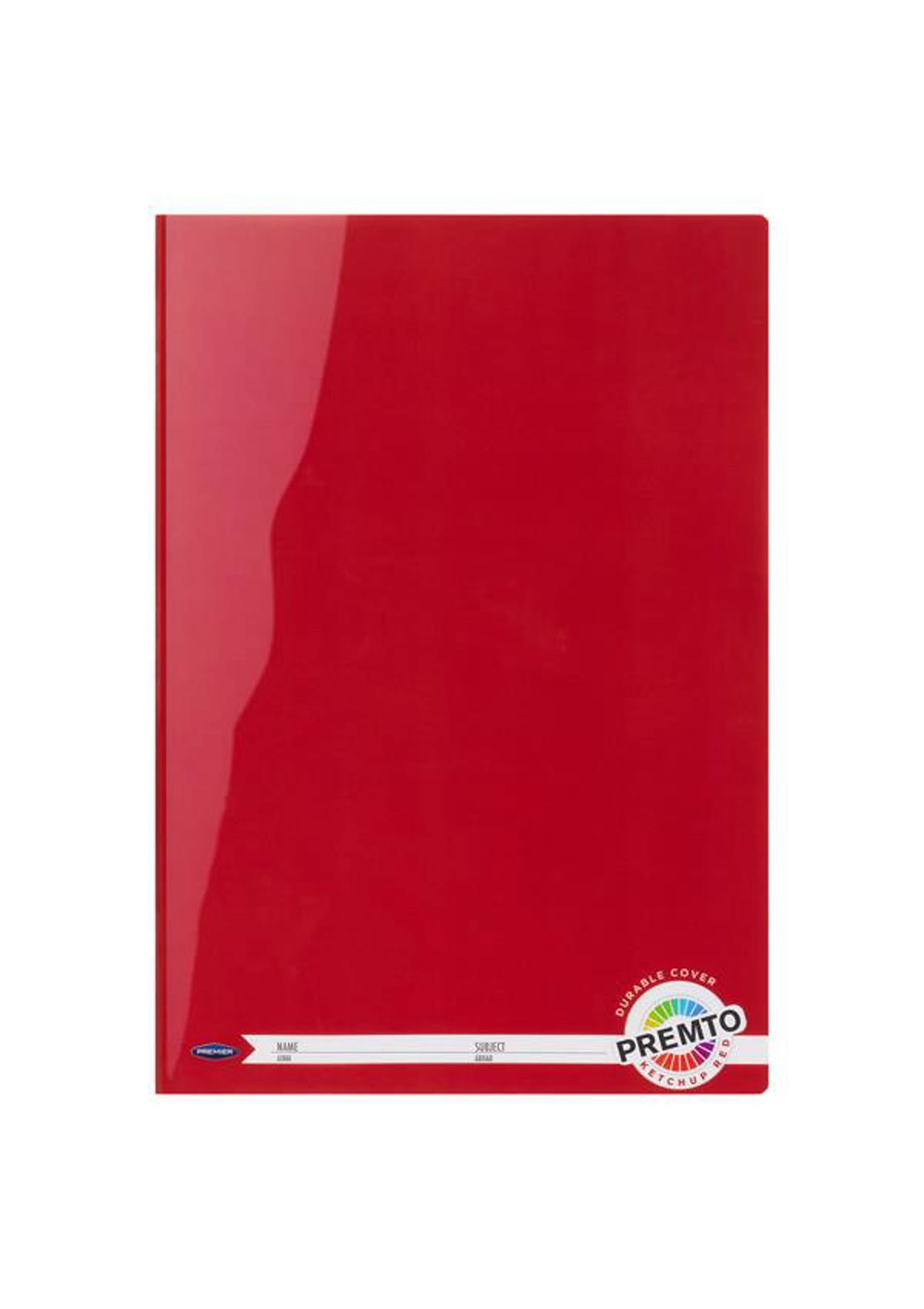 A4 120pg Durable Cover Manuscript Book - Ketchup Red