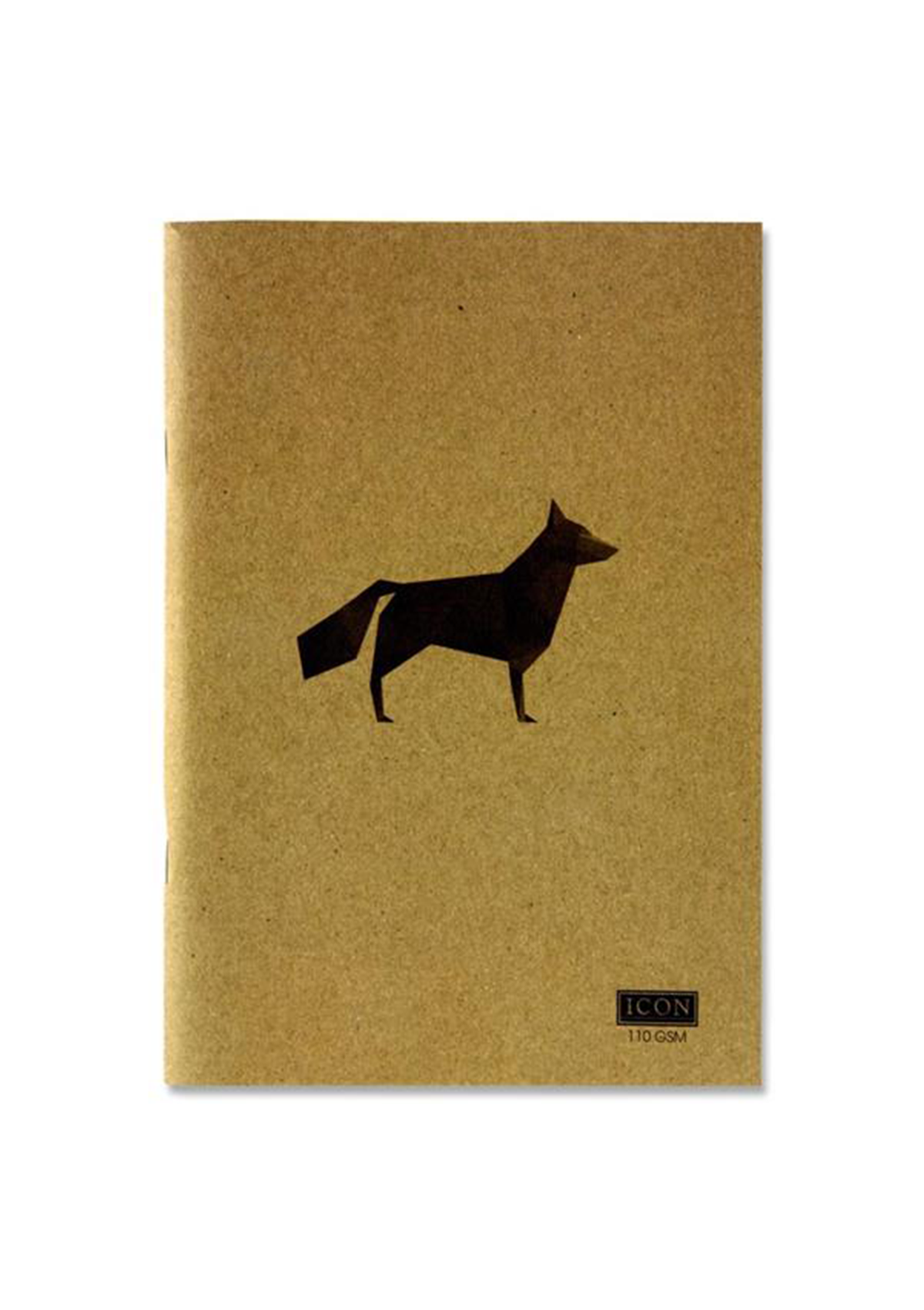 A5 80Pg 110gsm Kraft Sketch Book Animalia Design 4 Asst