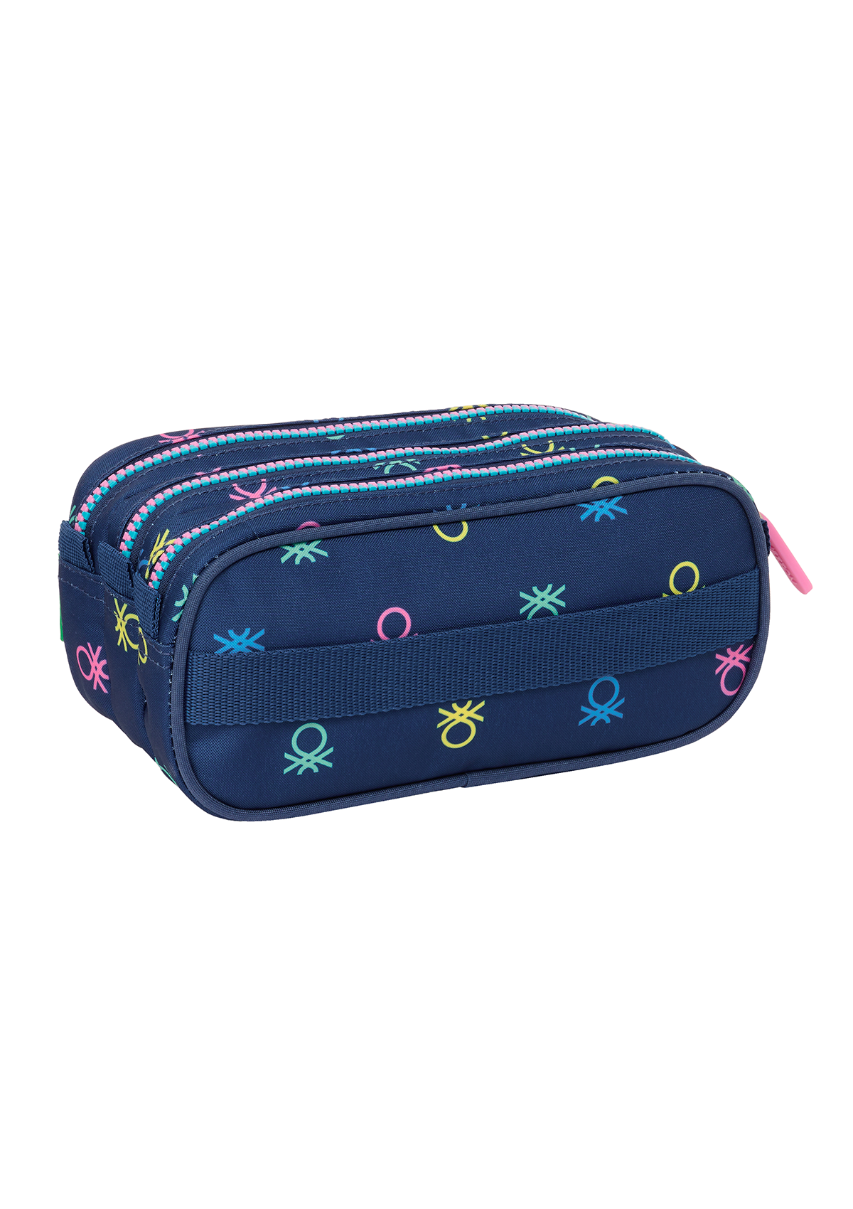 Benetton Cool Large Triple Pencil Case