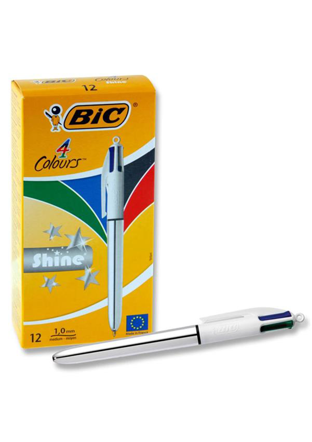Bic 4 Colour Ballpoint Pen - Shine