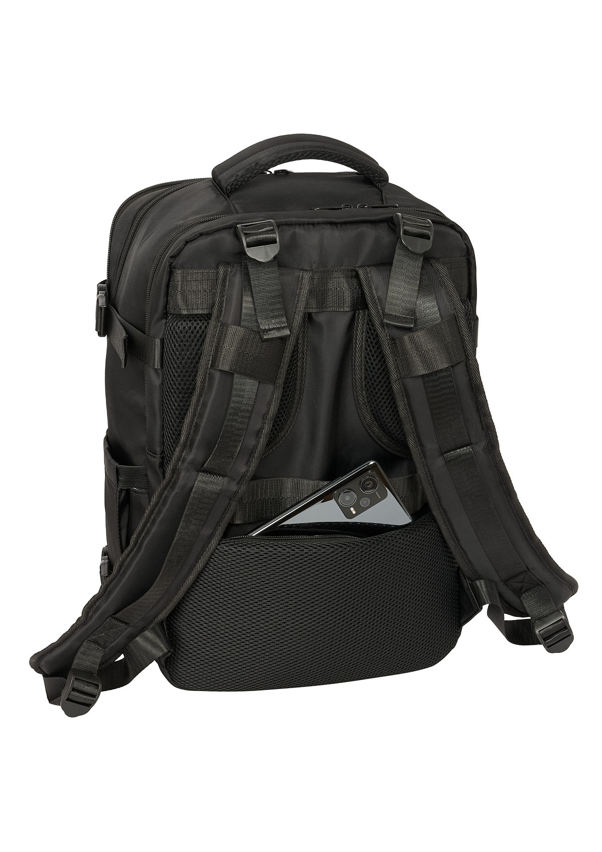 FC Real Madrid Black 15.6" Laptop Cabin Travel Backpack