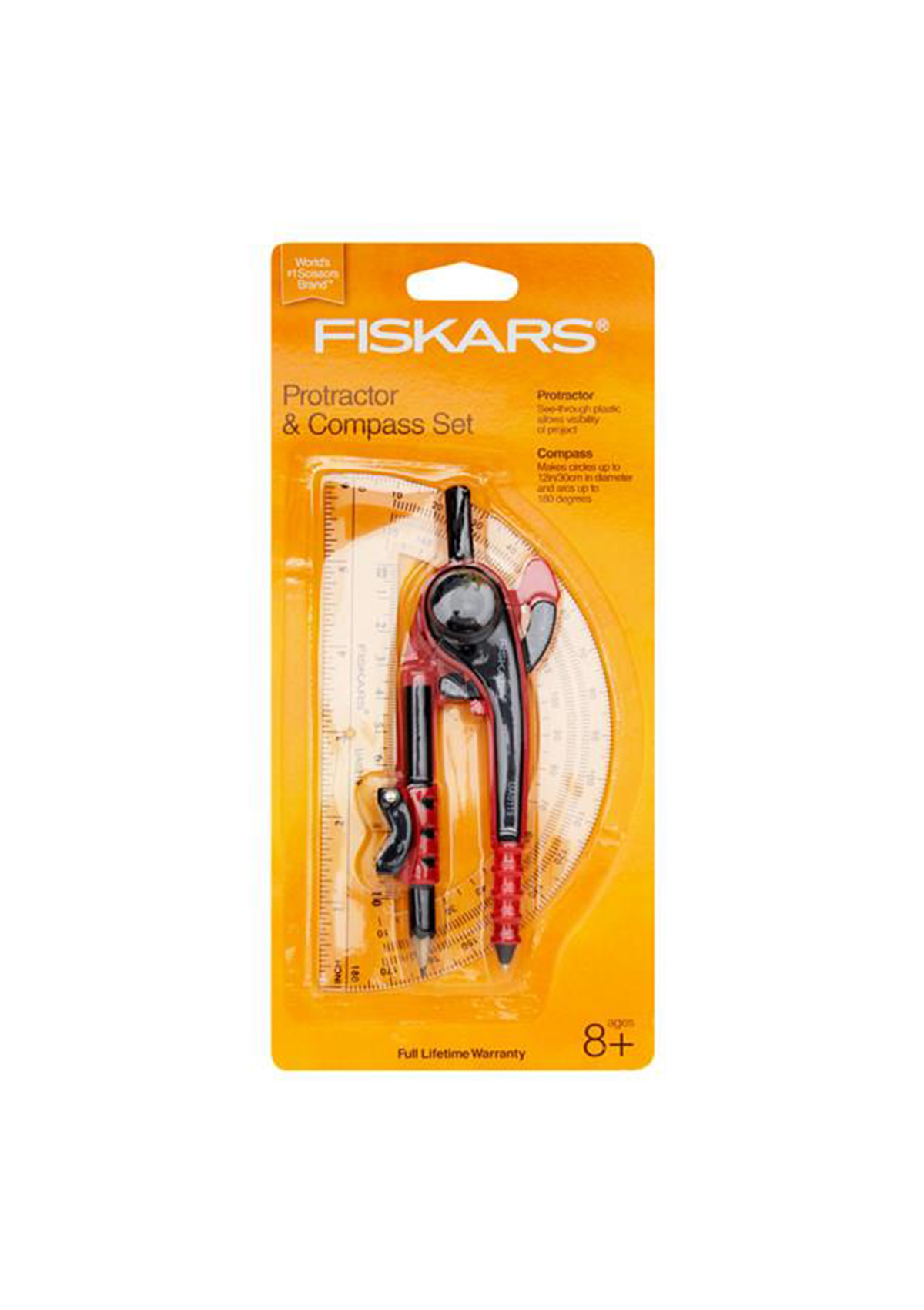 Fiskars Compass & Protractor Set