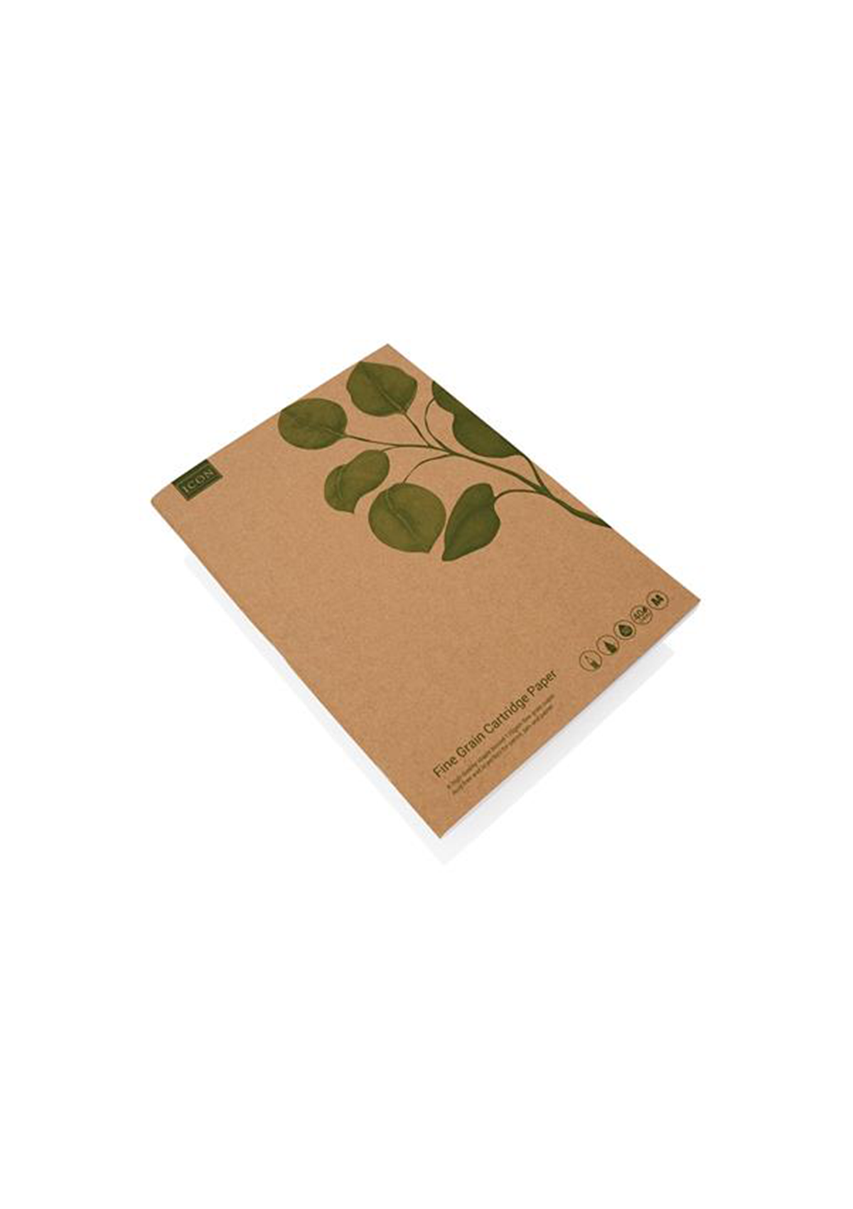 Green A4 80Pg 110gsm Kraft Sketch Book