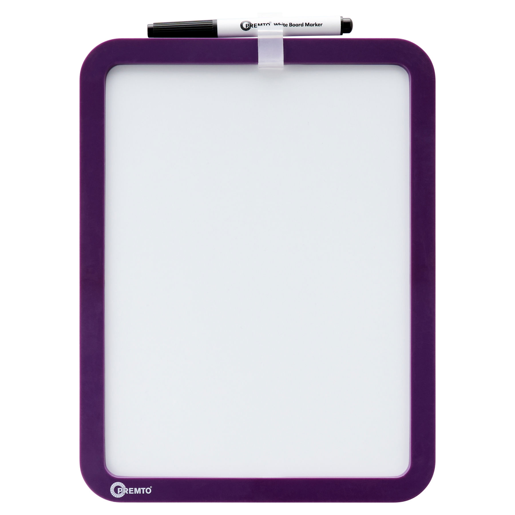 Magnetic Dry Wipe Whiteboard With Dry Wipe Marker 5 Asst