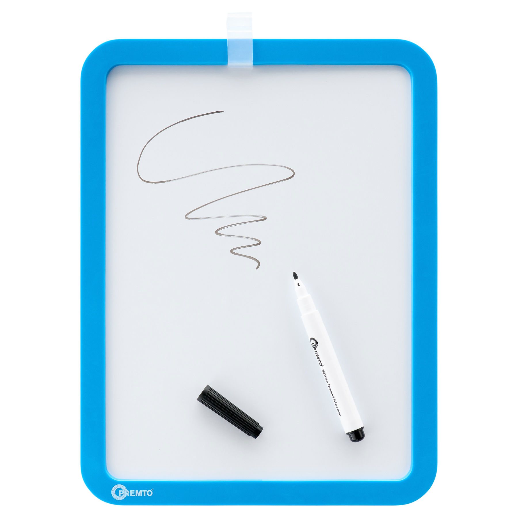 Magnetic Dry Wipe Whiteboard With Dry Wipe Marker 5 Asst