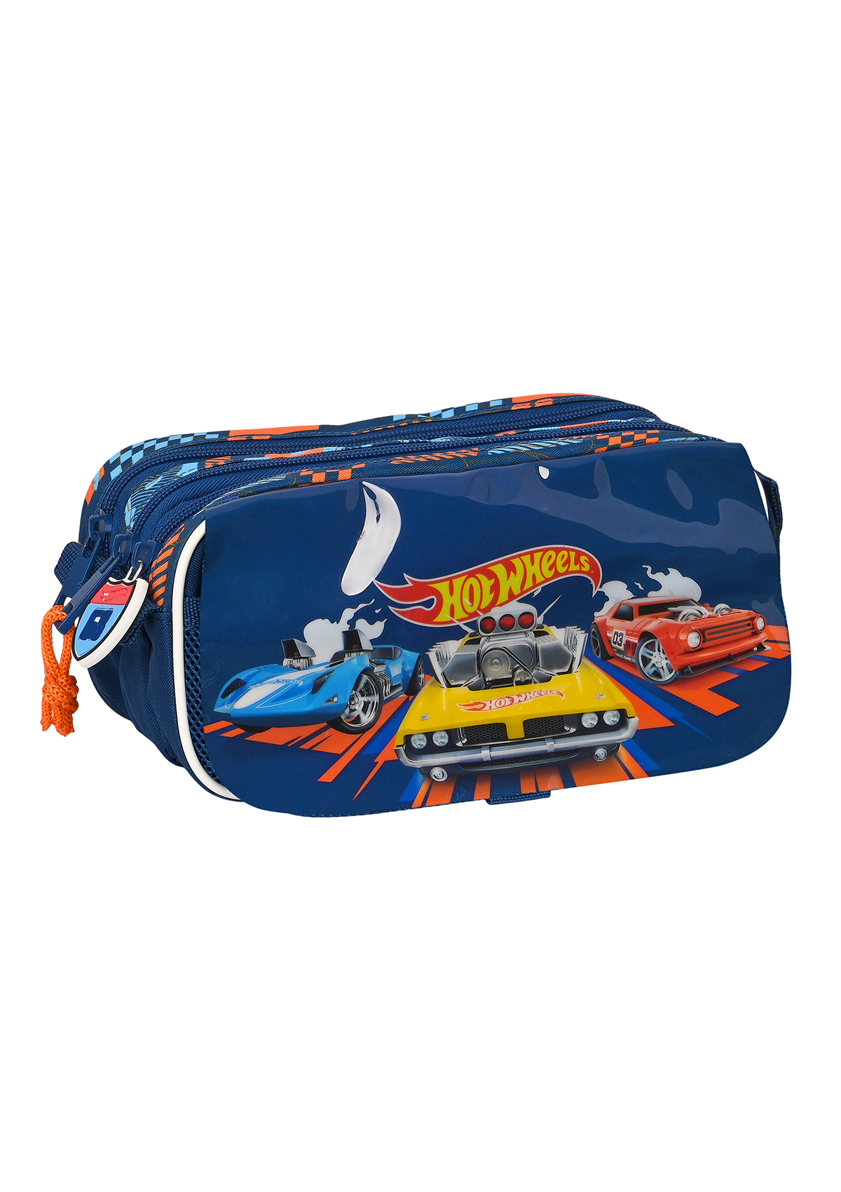 Hot Wheels Large Triple Pencil Case Speed Club