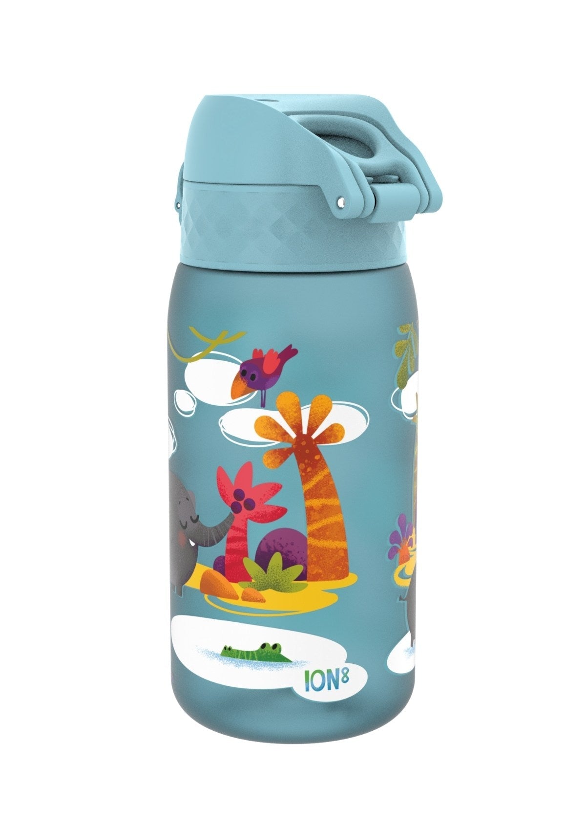 ION8 Recyclon Blue Safari Water Bottle Leak Proof 350ml (12oz) BPA Free Z2