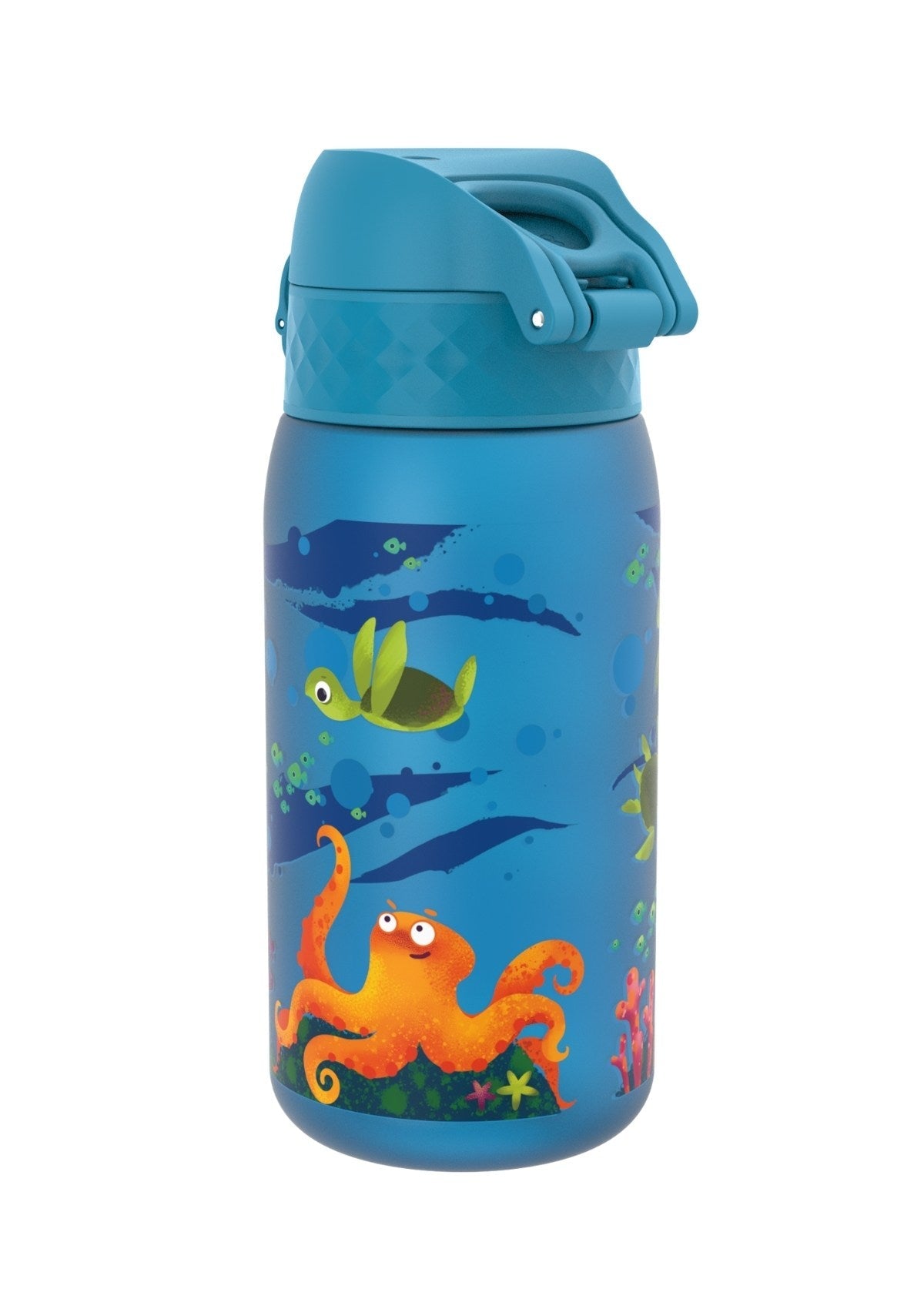 ION8 Recyclon Sea Turtle Blue Water Bottle Leak Proof 350ml (12oz) BPA Free Z2