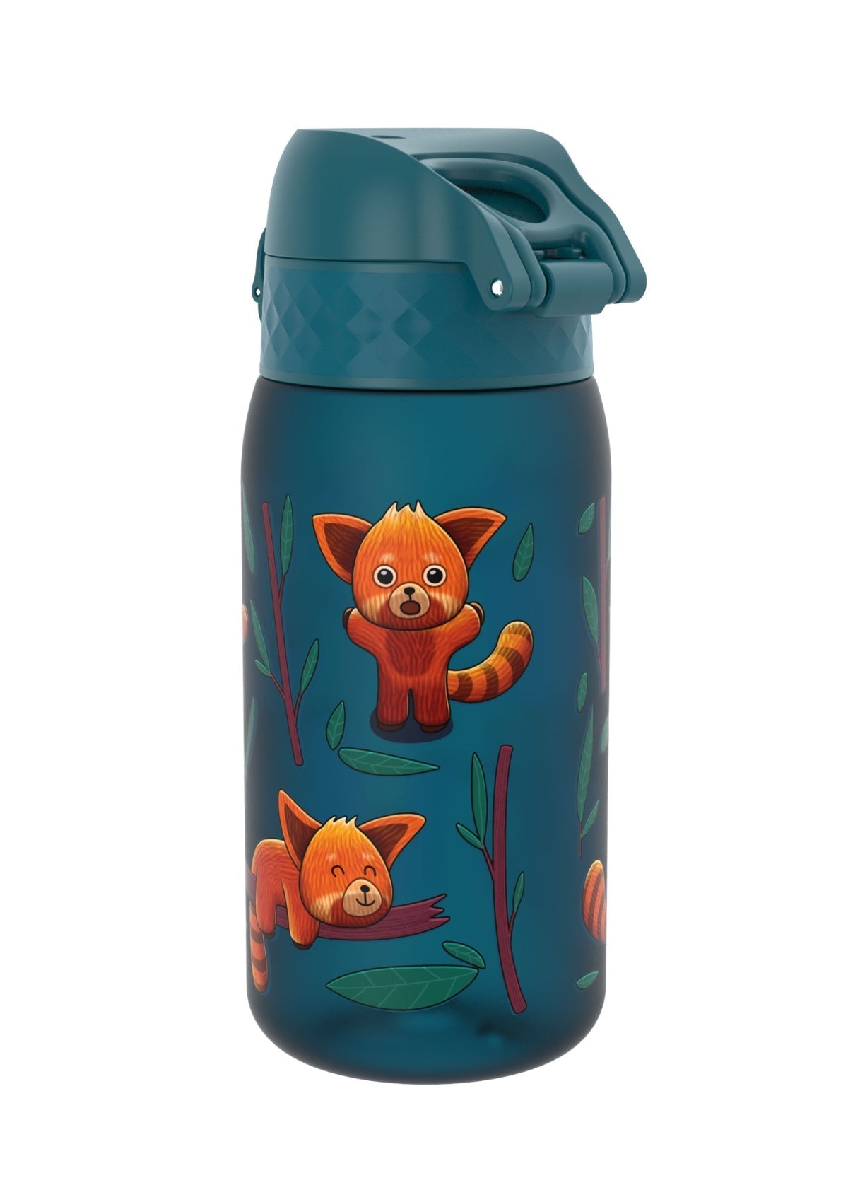 ION8 Recyclon Red Pandas Water Bottle Leak Proof 350ml (12oz) BPA Free Z2
