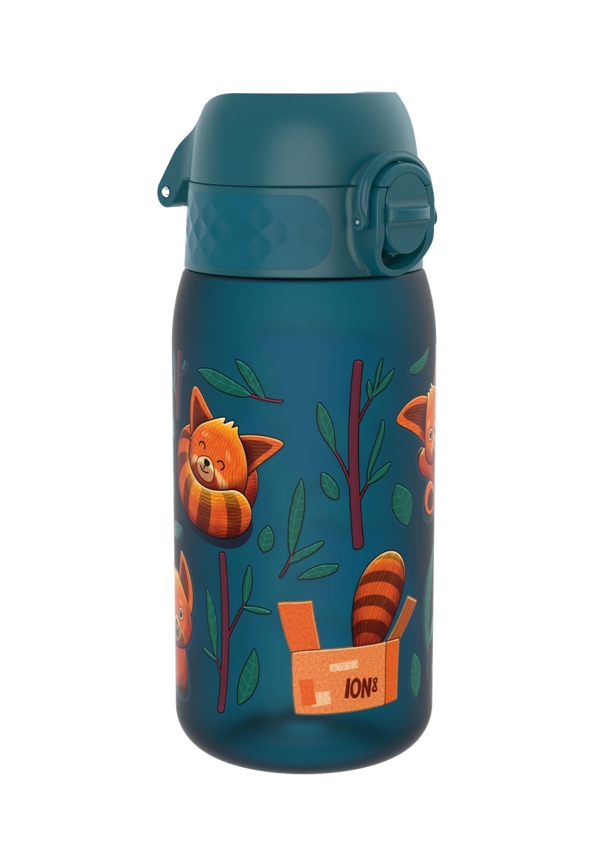 ION8 Recyclon Red Pandas Water Bottle Leak Proof 350ml (12oz) BPA Free Z2