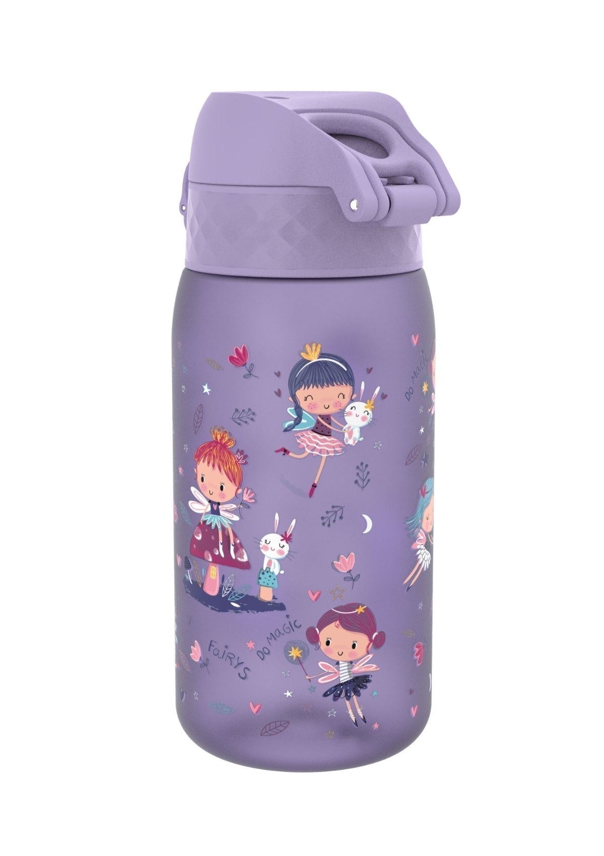 ION8 Recyclon Light Purple Fairies Water Bottle Leak Proof 350ml (12oz) BPA Free Z2