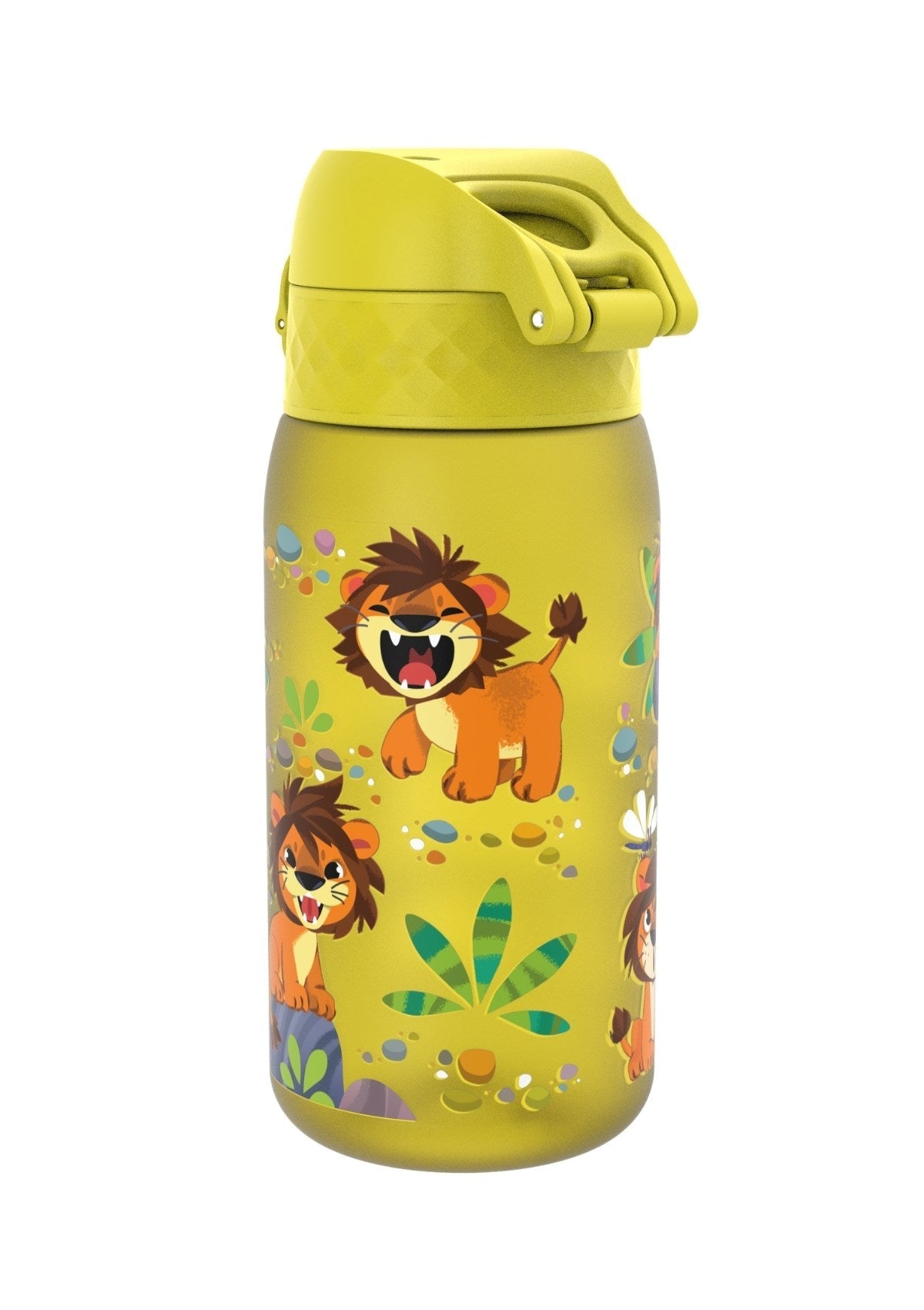 ION8 Recyclon Baby Lions Yellow Water Bottle Leak Proof 350ml (12oz) BPA Free Z2
