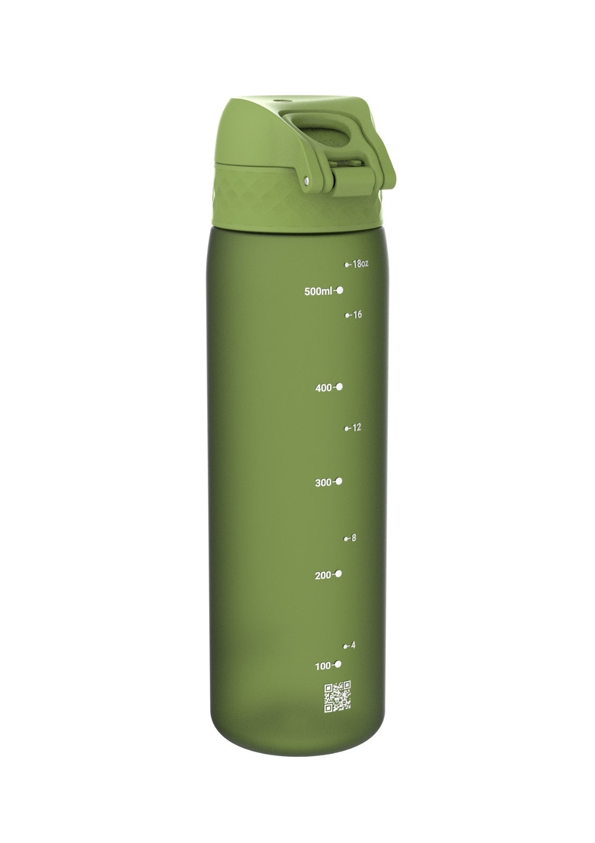 ION8 Recyclon Khaki Green Water Bottle Leak Proof 500ml XO