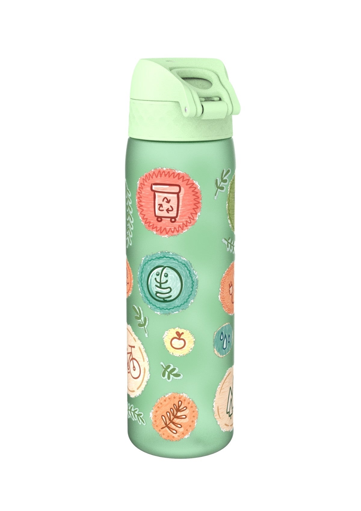 ION8 Recyclon Eco Surf Green Water Bottle Leak Proof 500ml Z2