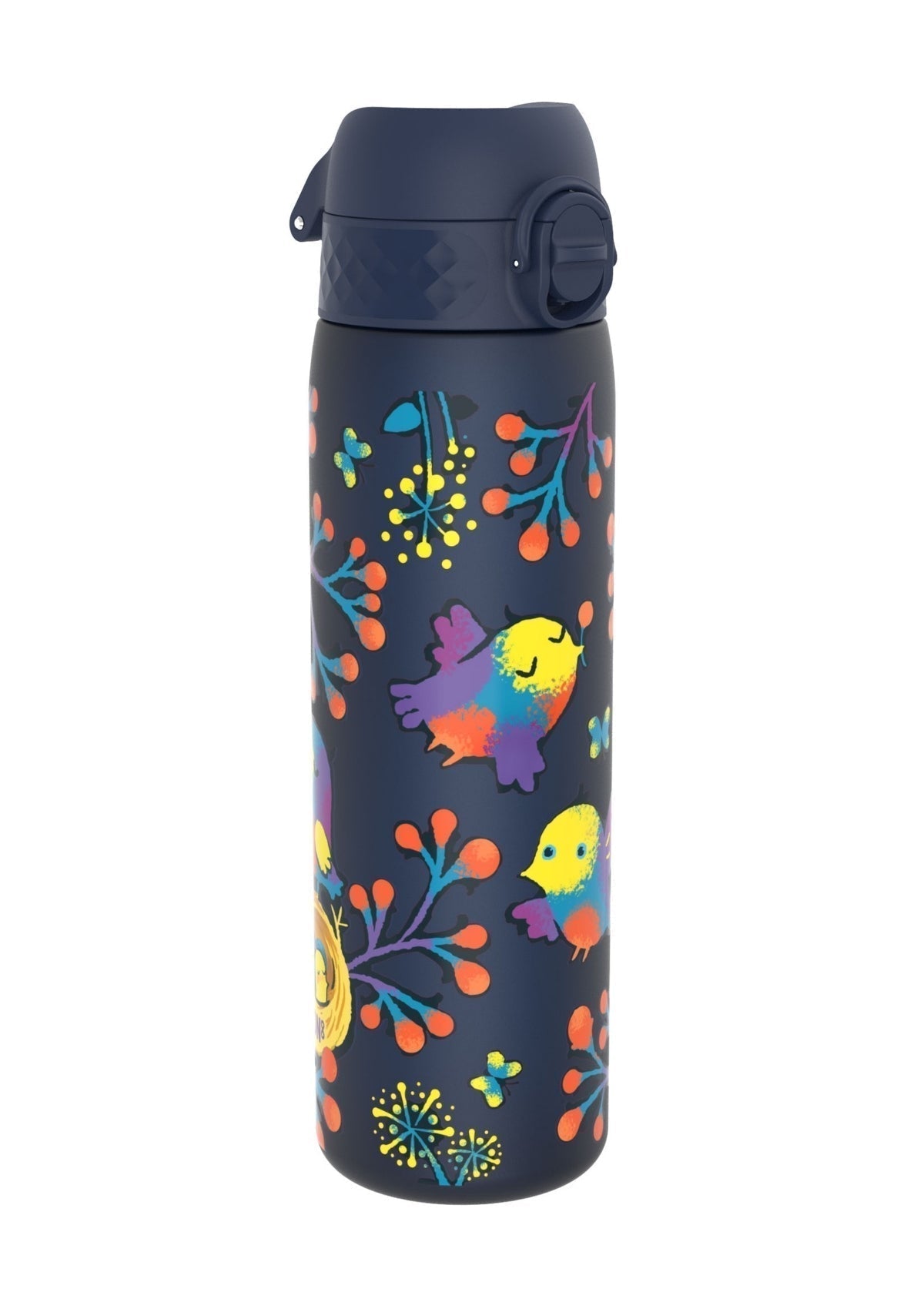 ION8 Recyclon Navy Birds Water Bottle Leak Proof 500ml (18oz) BPA Free Z2