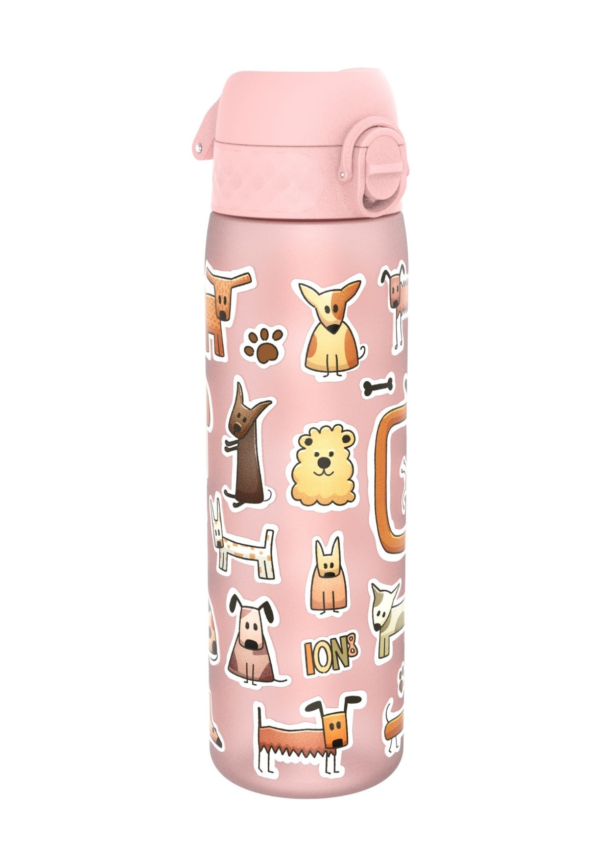 ION8 Recyclon Rose Quartz Dogs Water Bottle Leak Proof 500ml (18oz) BPA Free Z2