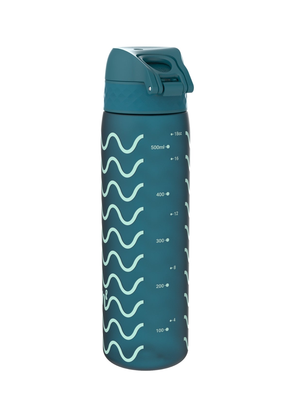 ION8 Recyclon Waves Teal Water Bottle Leak Proof 500ml Z2