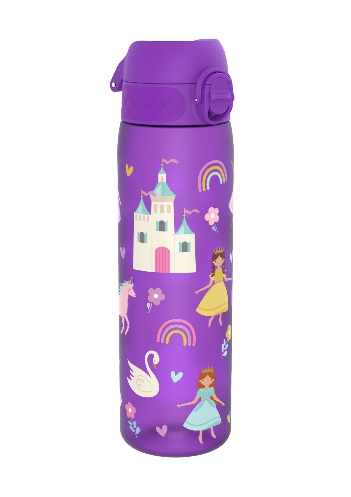 ION8 Recyclon Purple Princess Water Bottle Leak Proof 500ml (18oz) BPA Free Z2