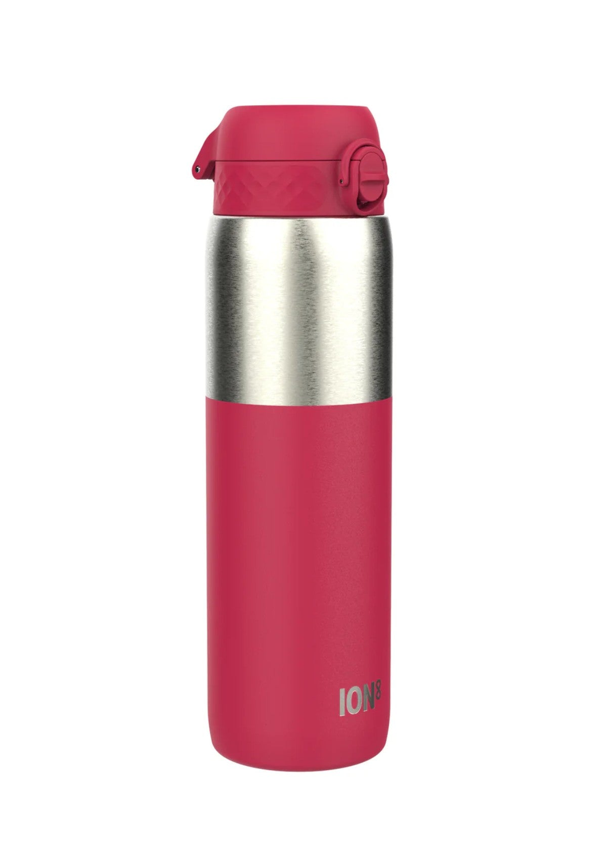 ION8 Viva Magenta Steel Water Bottle Leak Proof 1200ml XO
