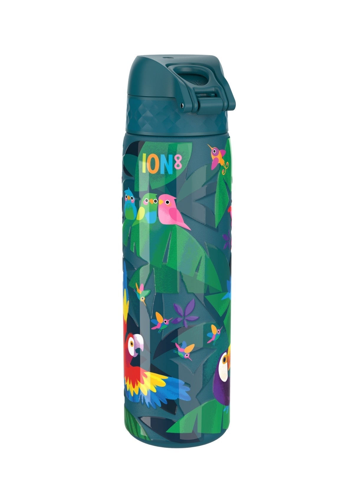 ION8 Steel Water Bottle Exotic Birds  Leak Proof 600ml ZA