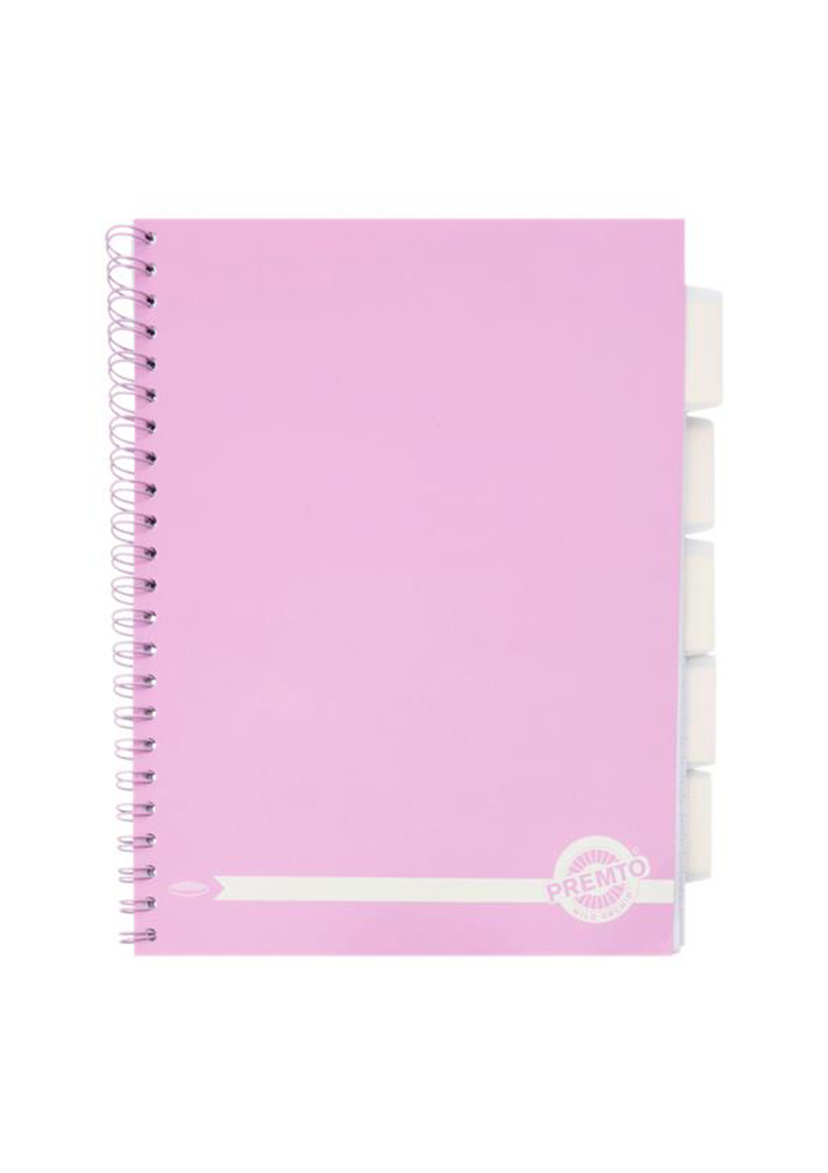 Pastel A4 200pg 5 Subject Wiro Notebook 4 Asst