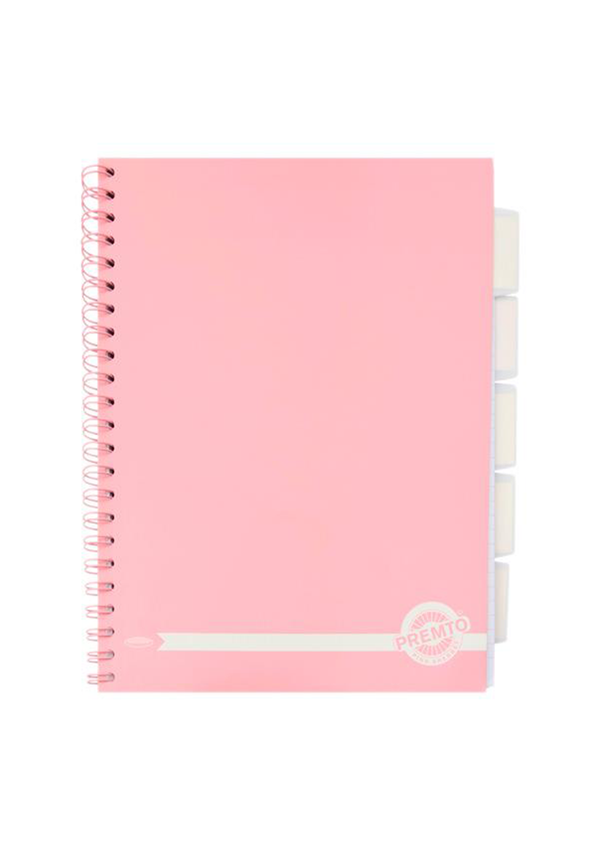 Pastel A4 200pg 5 Subject Wiro Notebook 4 Asst