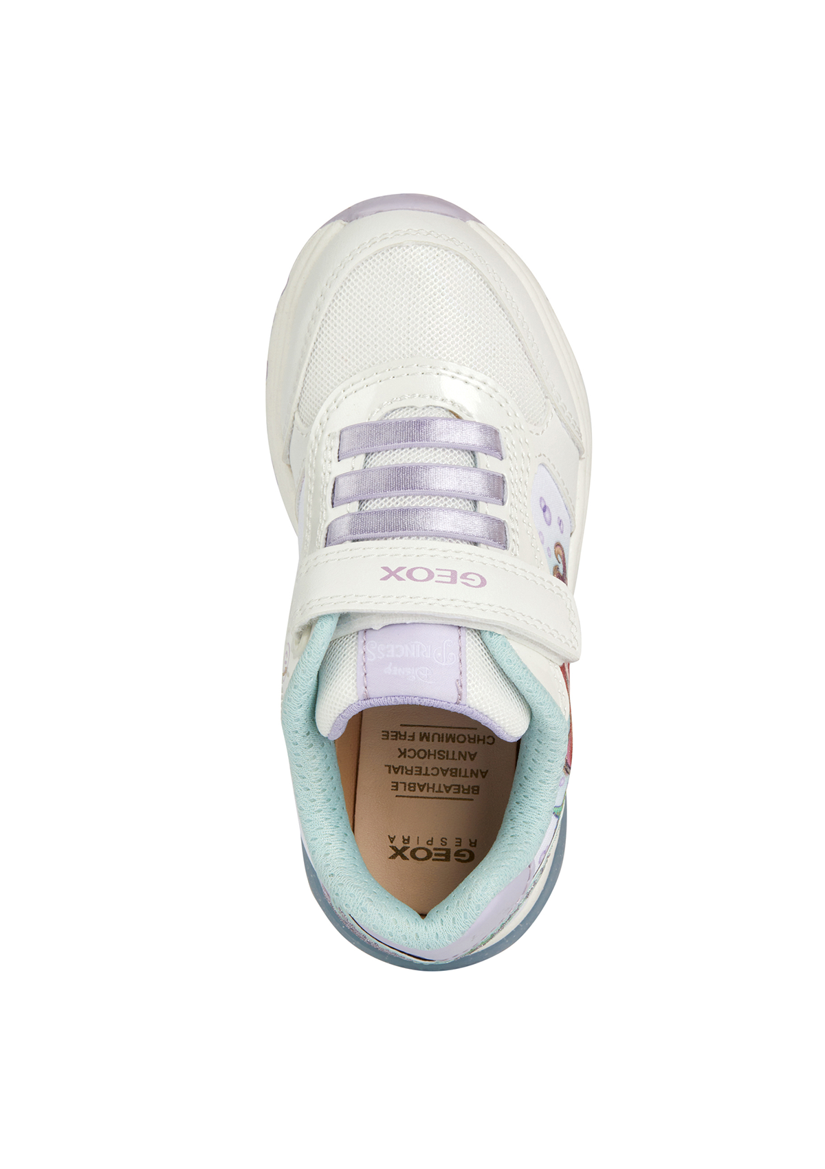 Geox Girls Trainers SPACECLUB White Watersea