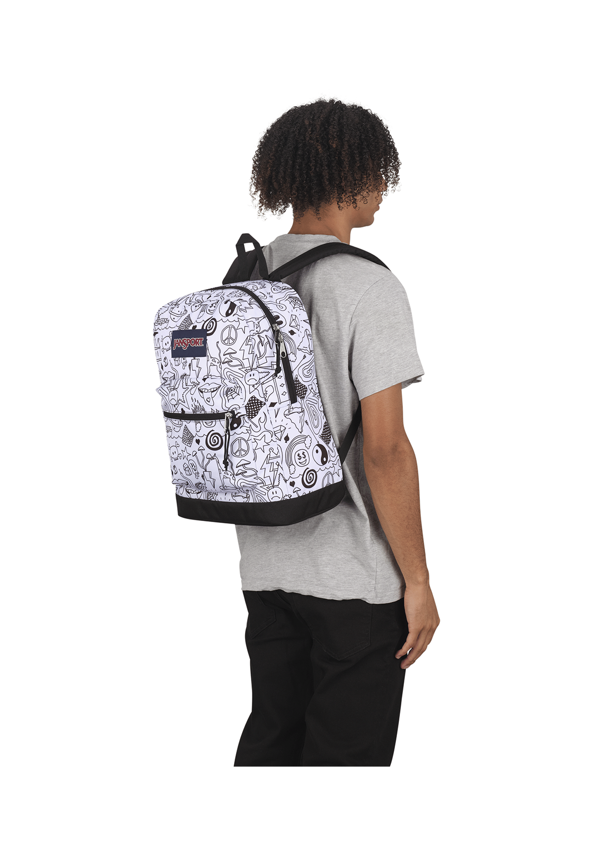 JanSport Backpacks Cross Town Broken Broadcast