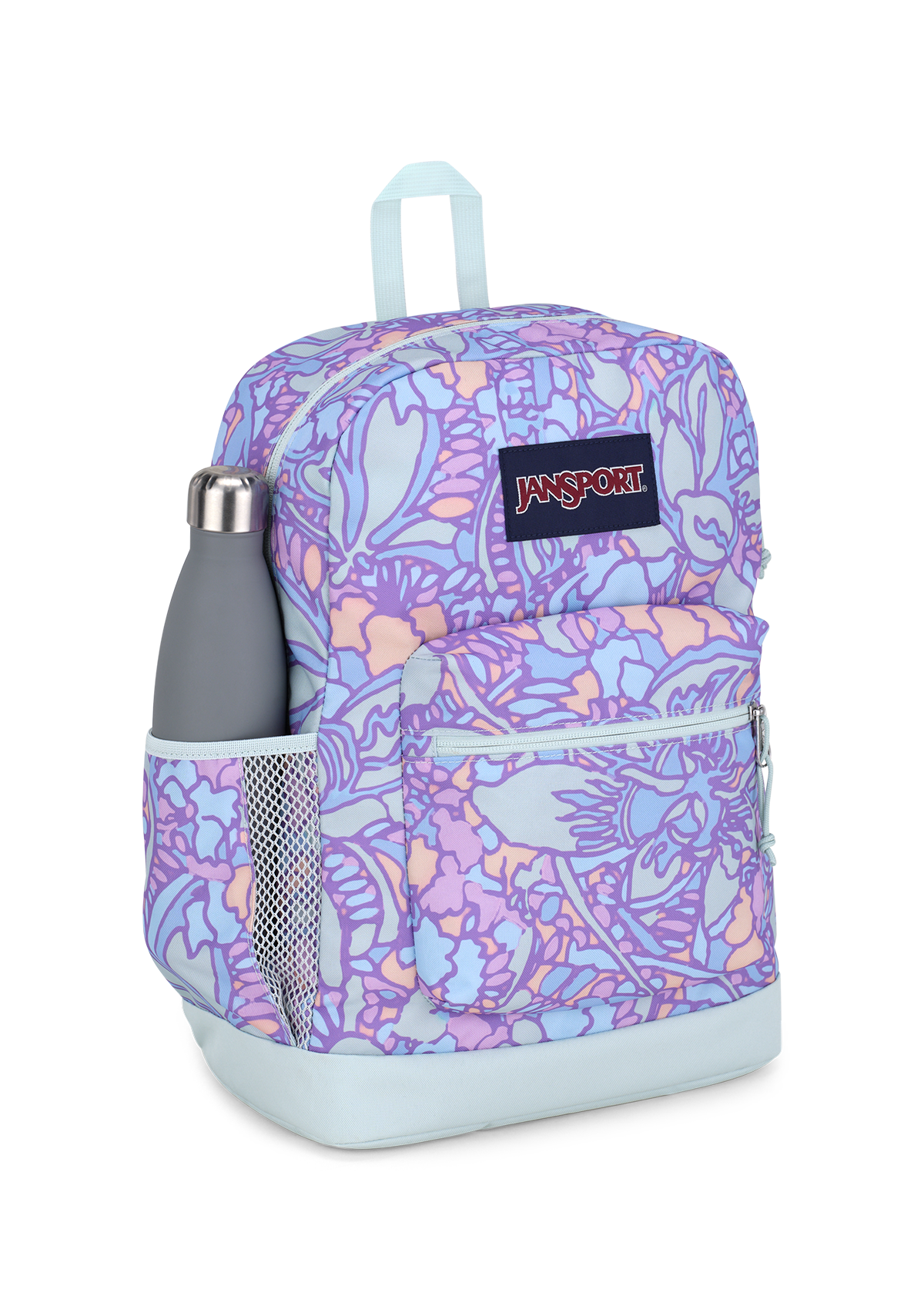 JanSport Backpacks Cross Town Fluid Floral Pastel